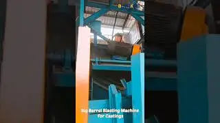 Rotary Barrel Blasting Machine Working Video- BlastKing Since 1982
