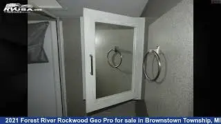 Stunning 2021 Forest River Rockwood Geo Pro Travel Trailer RV For Sale in Brownstown Township, MI