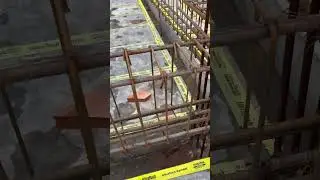 Lapping zone in beam top lap in bottom lap in beam continuous beam #shorts #beamconstruction #civil