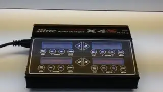Hitec X4 AC Plus charger - What you need to start