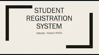 Student Registration system