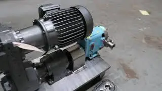 Waukesha/Cherry Burrell Size 6 SS Positive Displacement Pump, XP, Vari-Speed