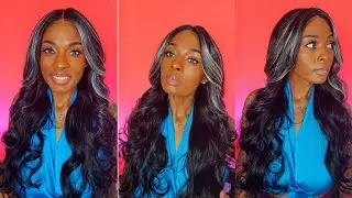 This Gray $30 Wig Is EVERYTHING | Outre Synthetic Swiss HD Lace Front Wig - BRISTOL