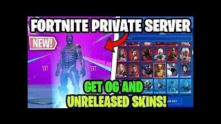 WORKING  FORTNITE PRIVATE SERVER DEV ACCOUNT IN SEASON 7! JOIN FRIENDS + UNRELEASED ITEMS 1 online