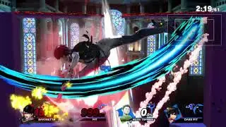 Smash Ultimate - Giant Bayonetta in a Team Battle