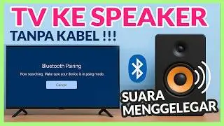 CARA MENGELUARKAN SUARA DARI TV DIGITAL KE SPEAKER AKTIF TANPA KABEL