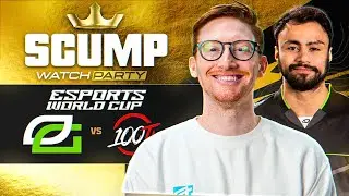 OPTIC GAMING VS 100 THIEVES!! SCUMP WATCH PARTY - ESPORTS WORLD CUP DAY 3