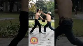 #dragon #kungfu #lungying #grandmaster Ho #focusmitts #basic #martialarts #technique #Foshan #China