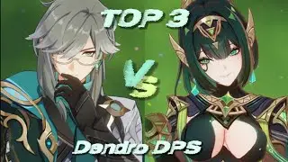 Nefer vs Alhaitham showcase with best team comparison ( genshin impact nod krai )