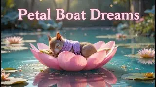 Squirrel&rsquo;s Petal Boat Lullaby 🌸 | Calm Sleep Music for Babies & Toddlers | Relaxing Instrumental