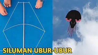 Bikin Layangan Siluman Ubur-Ubur 2 Meter
