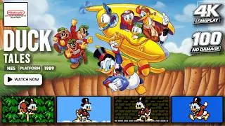 [100% & NO DAMAGE] Duck Tales | NES LONGPLAY | FULL GAME | 4K