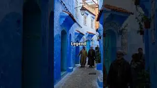 Discover Chefchaouen: Morocco's Blue Gem!  #shortvideo #shorts