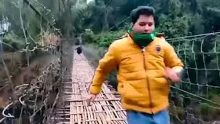 Hanging Bridge In Bodak Arunachal Pradesh - Debu Bro #trip #explore #nature #viral #trekking