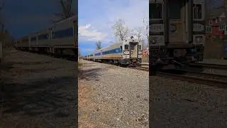 Cab Car #6315 Leads As P32AC-DM #225 Pushes Metro North Train #8848! 😃