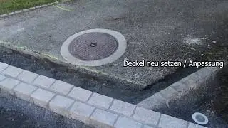 Поместите крышку люка