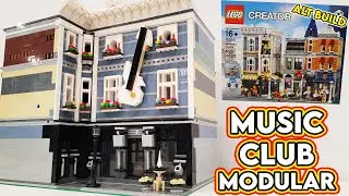 LEGO Music Club Inverted Corner Modular Building Review