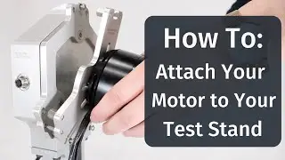 How to Attach the Motor and Motor Mounting Plate to Your Flight Stand