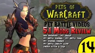 Pet Battles Mists of Pandaria 5.1 MOD REVIEW Pets of WarCraft Video 14