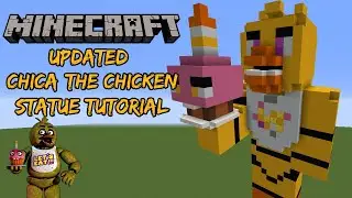 Minecraft Tutorial RE-DO: Chica The Chicken Statue (Five Nights at Freddy's)
