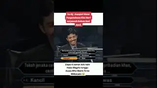 Acara Kuis jaman dulu pembawa acara Tantowi Yahya