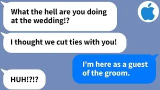 【Apple】I reunite with my family that disowned me at sister's wedding, but I was with the groom...