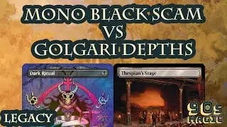 Mono Black Scam против Golgari Turbo Dark Depths [MTG Legacy]