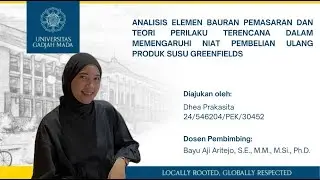 Presentasi Tesis MM UGM Yogyakarta | Dhea Prakasita | Marketing 84