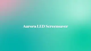 12 Hours Mood Lights Ambient Gradient Color Aurora - Screensaver LED Light Sunset Lamp Neon