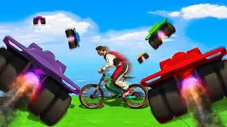 GTA V Online: BIKE ELÉTRICA vs BATMOVEL - impossível de FUGIR!