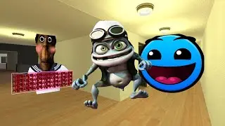 CRAZYFROG VS CUTE OBUNGA.#garrysmod #escapethegarry