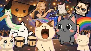 When Every Cat Meme Joins a Music Festival 😹 | The Internet Lost It!