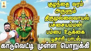 குழந்தை வரம் அருளும் திருமுல்லைவாயல் பச்சையம்மன் பம்பை உடுக்கை பாடல் | காடுவெட்டி | கோபி பூசாரி