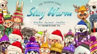 Stay Warm by Shark&Croc co. on TheHungryJPEG.com