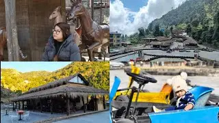 Mountain Magic 🏔️Adventure Park II Nainital #kids #cartracing #fun #newyear #adventure #uttarakhand