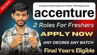 Accenture Fresher Recruitment 2025 | Support Engineer | Test Planning | QA Jobs | Apply Fast 😱