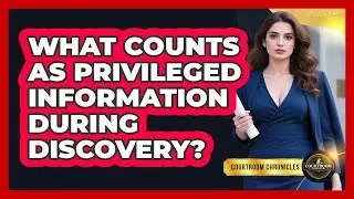 What Counts As Privileged Information During Discovery? - Courtroom Chronicles