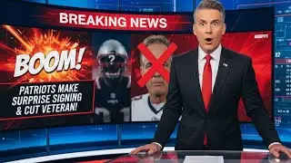 EXPLODED NOW! PATRIOTS add SURPRISE piece and CUT a VETERAN this afternoon | Patriots News
