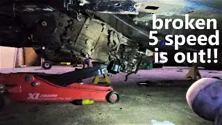 Subaru WRX 5sp Gearbox Removal