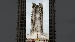 Satisfying Destruction 💣| Epic Building Collapse 💥  #ai #shorts