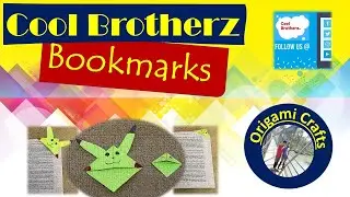 Simple, Easy and Cute Corner Bookmarks | Origami Crafts | Smiley | Pikachu | DIY | Cool Brotherz