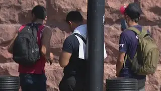 Chicago city leaders host meeting for a temporary migrant shelter