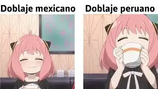 Anya  diciendo 