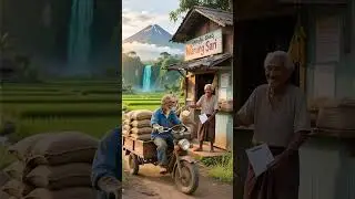 Cat & Rabbit Adventures Village Rice Delivery! #CatRabbitDiaries #VillageLife #RiceDelivery#Animals