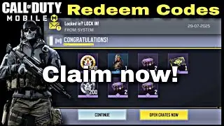 NEW CODM REDEEM CODES | Call of Duty Mobile Redeem Code | CODM REDEEM CODE 2025