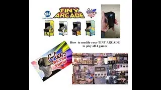 Mod your TINY Arcade to play all 4 games!