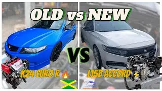 K24-Swapped CL7 Euro R vs 2018 Accord Sport | JDM Classic Meets Turbo Modern Power