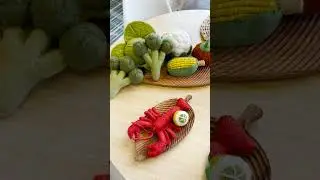 🍃🍂Pretend Play Setup | Wooden Veined Leaf Platters + Felt Food