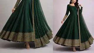 Gotta Patti Embroidery Dress design With Simple Sewing Machine ✨New Embroidery design🔥Cutwork design