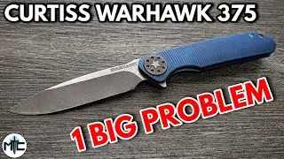 Curtiss Custom Knives Warhawk 375 Folding Knife - Overview and Review